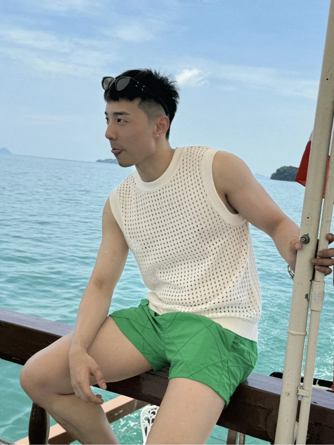 

Sun72bian een Lightweight Loose Straight Cut ort Pants Beach Trousers ex Trendy Cotton Polyester Blend Summer orts