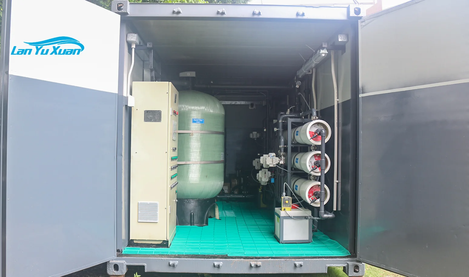 2000L RO factory price reverse osmosis RO containerized drinking water treatment purification machine plant purification syste