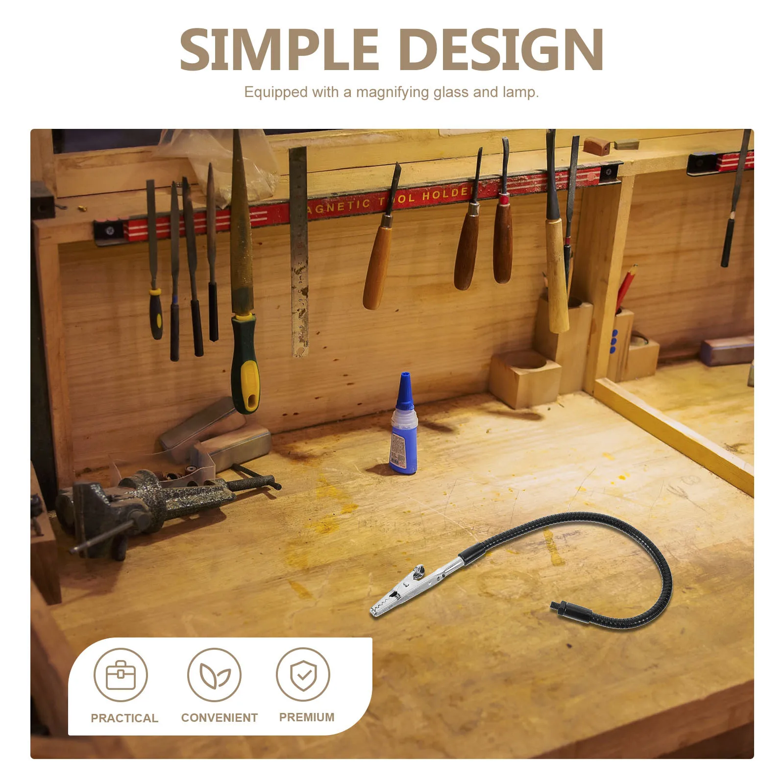 

Welding Fixing Fixture Electrician Tools Plastic Soldering Clamp Clips for Photo Circuit Board Holder Adjustable Magnifying