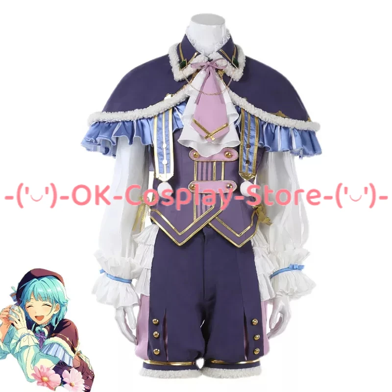 

Game Ensemble Stars Shino Hajime Cosplay Costume Party Suit Top Pants Vest Coat Hat HalloweenCarnival Uniforms Custom Made