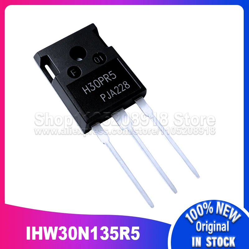 10 piezas/lote H30PR5 IHW30N135R5 TO-247-3 IGBT Trench Field Stop 1350V 60A 330W de montaje pasante TO247-3 100% Nuevo Stock disponible