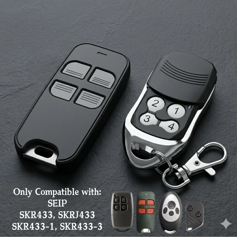 

SEIP 433.92MHz Garage Door Remote Control For SEIP SKR433-3 B43A023004-3 SKRJ433 SKR433 SKR433-1 Rolling Code Hand Transmitter