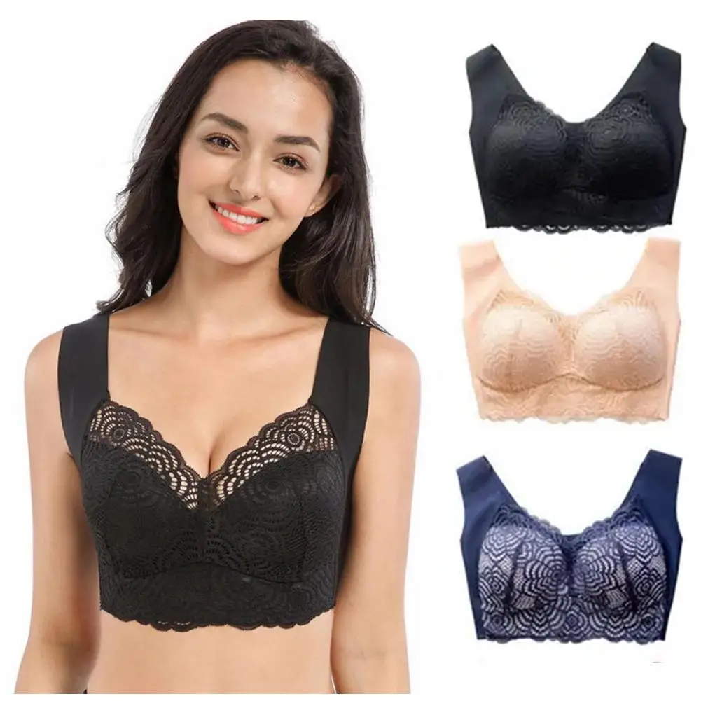 Fast Powerful Lifting Bra Pretty Health Lymphvity Detoxification And Shaping Large Size Underwire Sexy Lace Sport Sleep Vest Bra