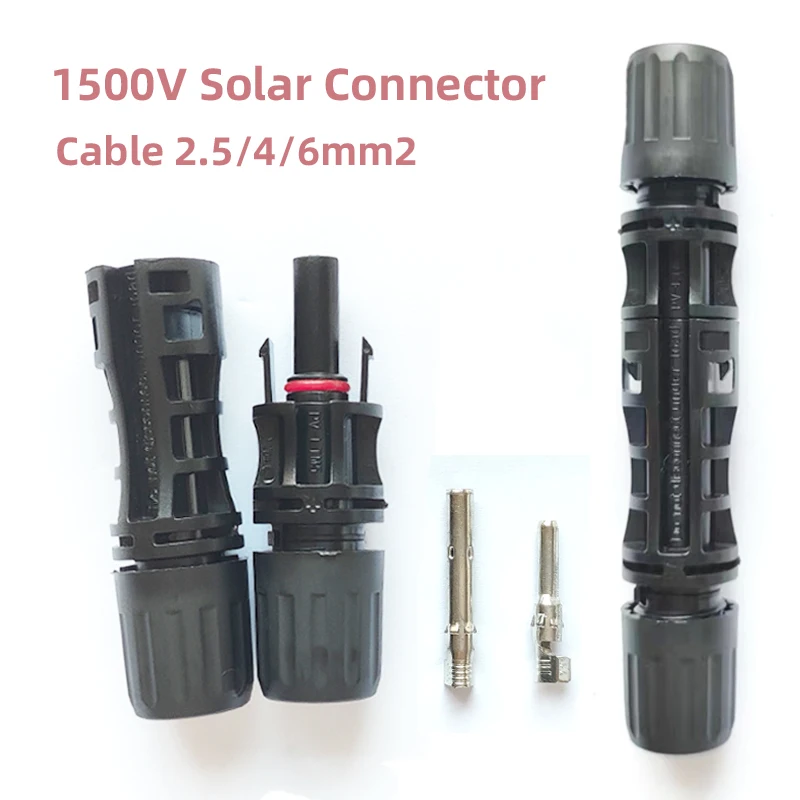 10/5 pairs 1500V 30A or 50A Waterproof Wire Connector Electrical Solar Cable Connect For PV Male And Female For 2.5/ 4/6/10mm2