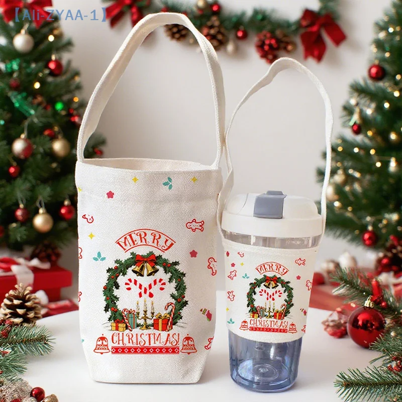 【ZYAA-1】غطاء كوب شاي حليب عيد الميلاد الجديد للمكتب، كوب قهوة متنقل محمول، كوب ترمس للطلاب، غطاء حماية عالمي