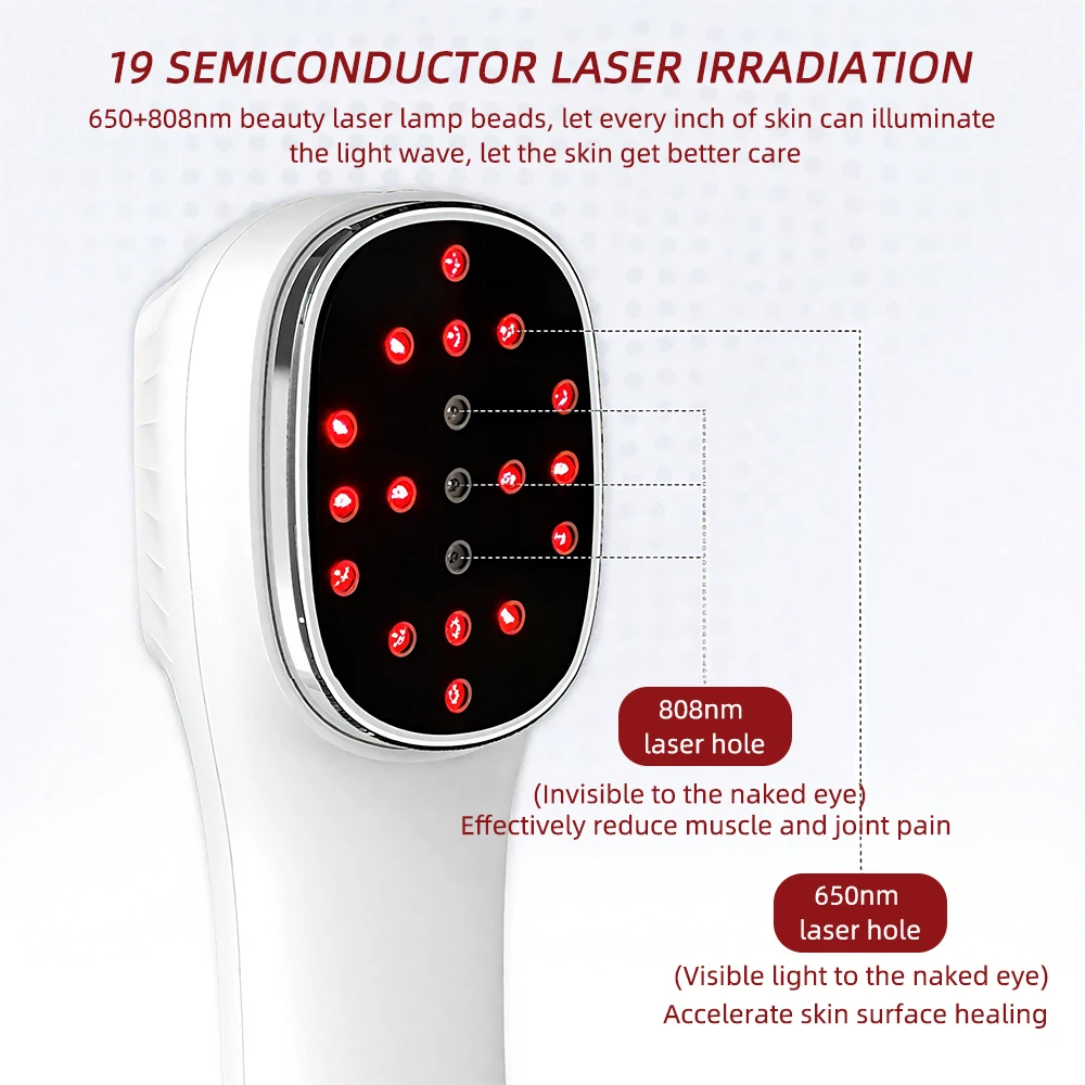 Laser Physiotherapy Device Red Light Therapy With Adjustable Bracket Relieve Joint Pain Accelerate Injury Repair Restore Muscles