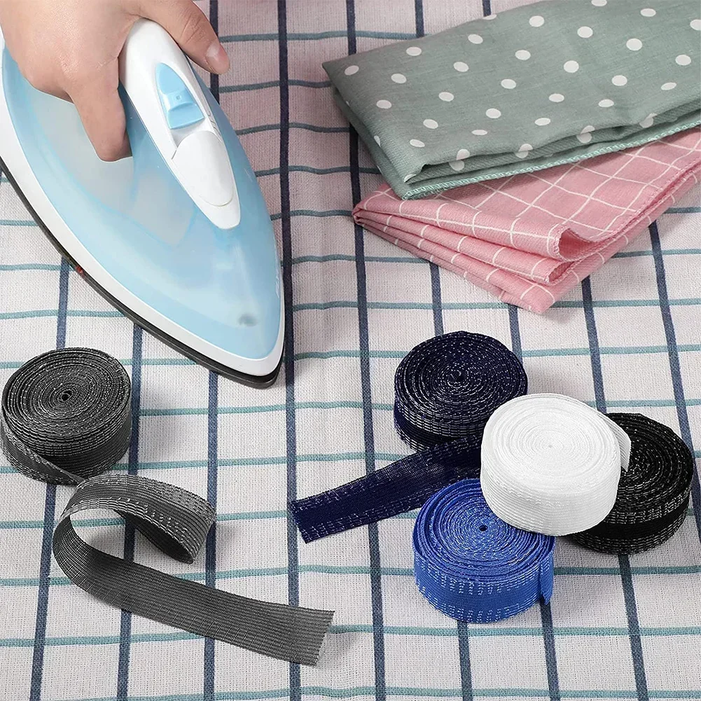 

Self-Adhesive Tape for Hemming Jeans Pants Clothing Length Shortener Iron-On Sewing Tool for Trousers Legs Edge Paste Hemming