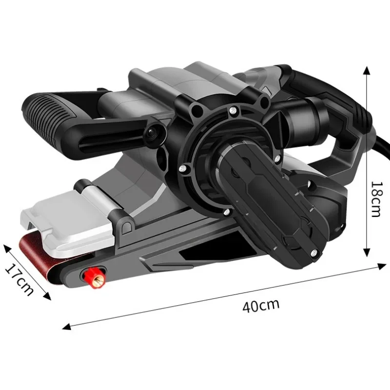 1200W Handheld Speed Adjustable Belt Sander 220V 50HZ Woodworking Tool Sander Wood Furniture Putty Grinder Polisher