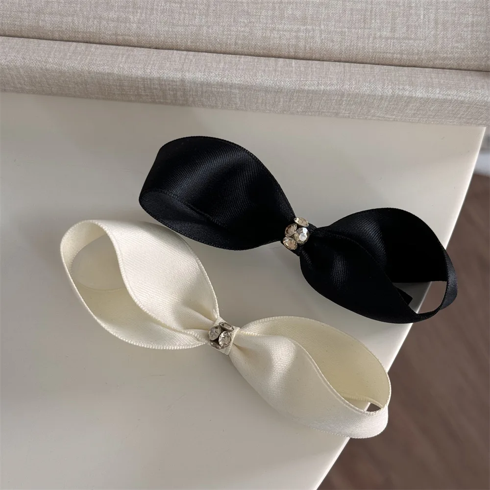 Bow hairclip versatile temperament straightclip duckbillclip girl edgeclip bangsclip topclip celebrity headpiece hairaccessory