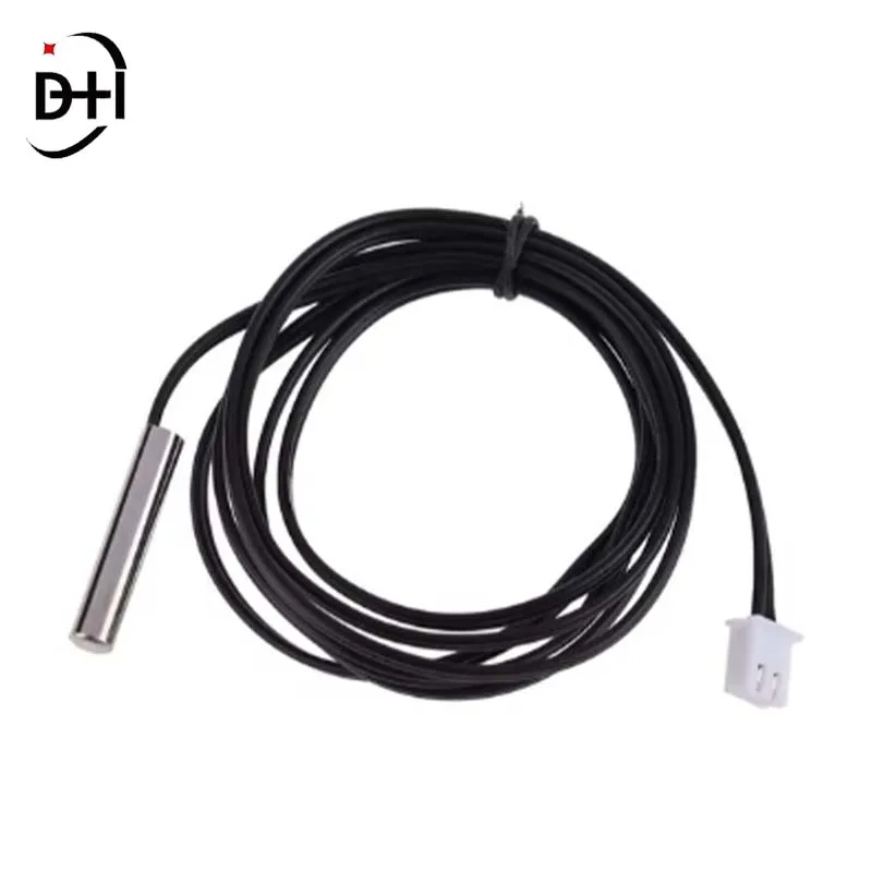 10pcs Hot 50cm NTC Thermistor Temperature Sensor Waterproof Probe Wire 10K 1% 3950 W1209 W1401 Cable