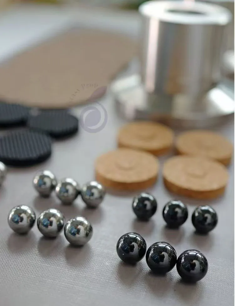 FE Large HIFI Audio Stainless Steel Speaker Foot Pad Ceramic bead Ball Anti-shock Shock Absorber Feet Pad Stand Isolation Spike