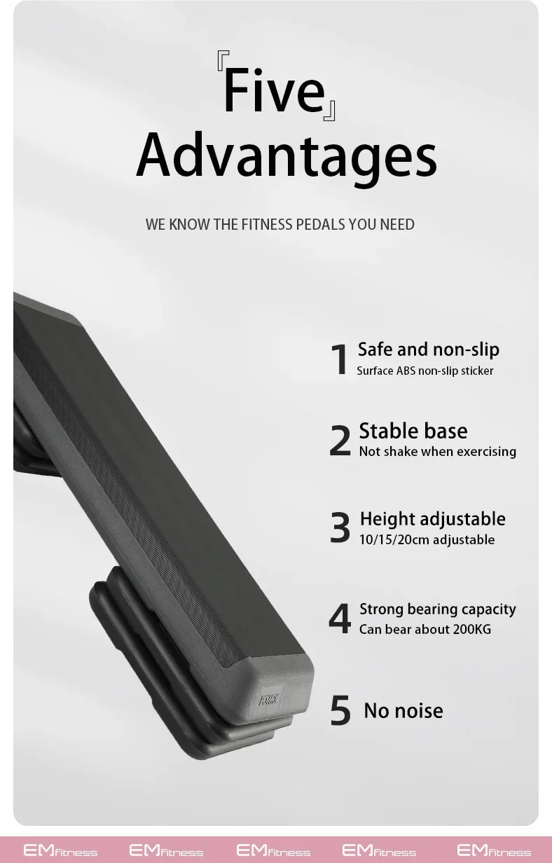 2026 Aerobic Step Exercise Aerobic Step Adjustable Mini Stepper Exercise Aerobic Step