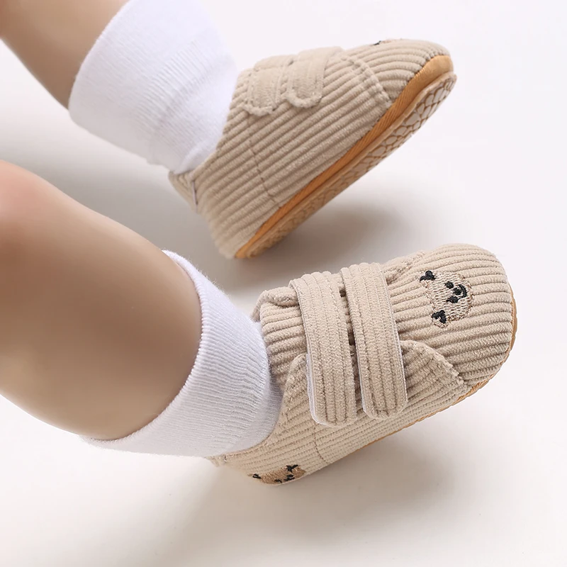 Cute Baby Shoes Cartoon 0-18 Months Leisure Anti Drop Baby Shoes Soft Sole Girls' and Boys' Walking Shoes