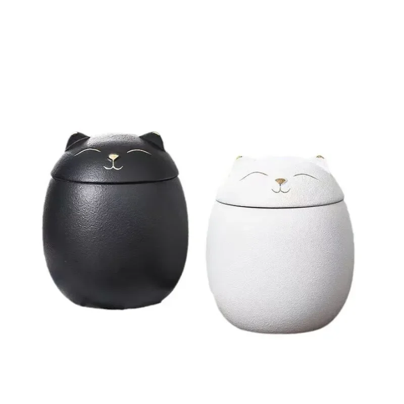 2025 new cat urn burial and cremation commemorative dog dog urn can be engraved and sealed pet hair teeth collection