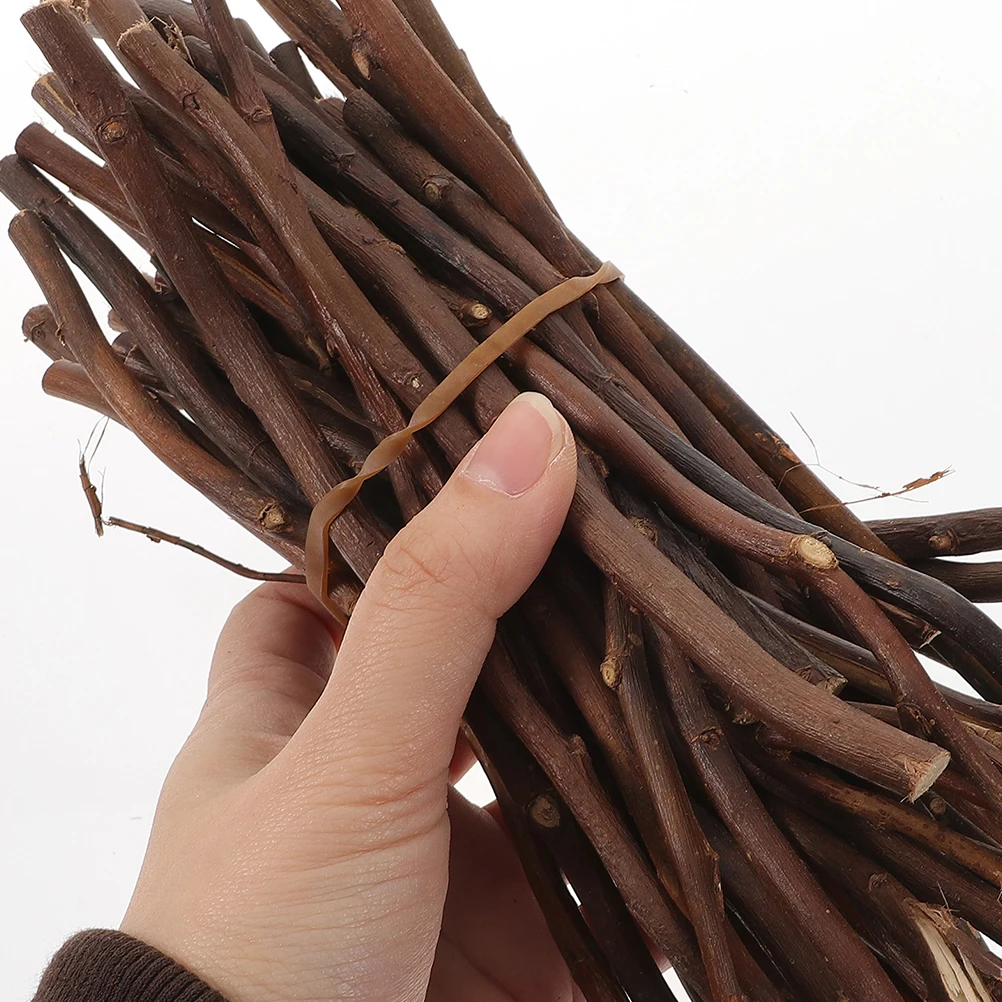 

50Pcs Wood Sticks for DIY Crafts Natural Wood Log Sticks for Handicraft Making Original Branch Decor Craft Supplies