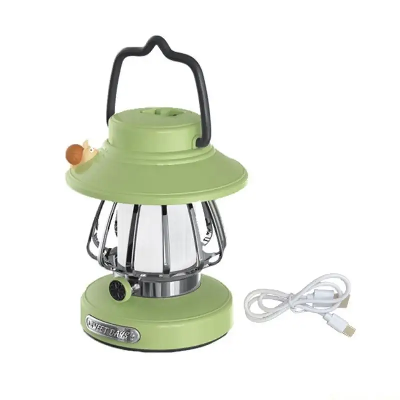 31BE Children Outdoor Lamp USB Charging Night Light Regulable Brightness Flashlights for Bedroom Or Tent Lighting