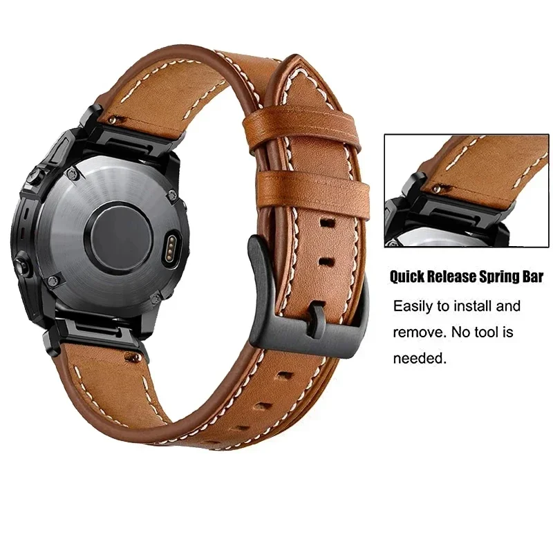 Cinturino per orologio Quickfit 26mm 22mm per Garmin Epix Pro 2 51mm 47mm Fenix 6X 6 Pro Fenix 7X 7 Pro Fenix 5X 5 Plus bracciali con cinturino