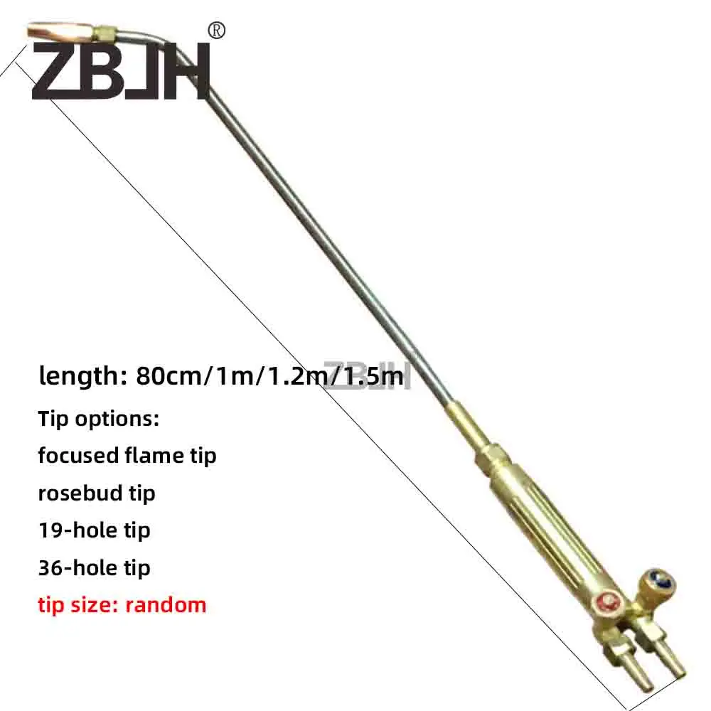 80cm Thermal Correction oxygen propane diffusion grill gun balanced-pressure type extended-reaching heating torch
