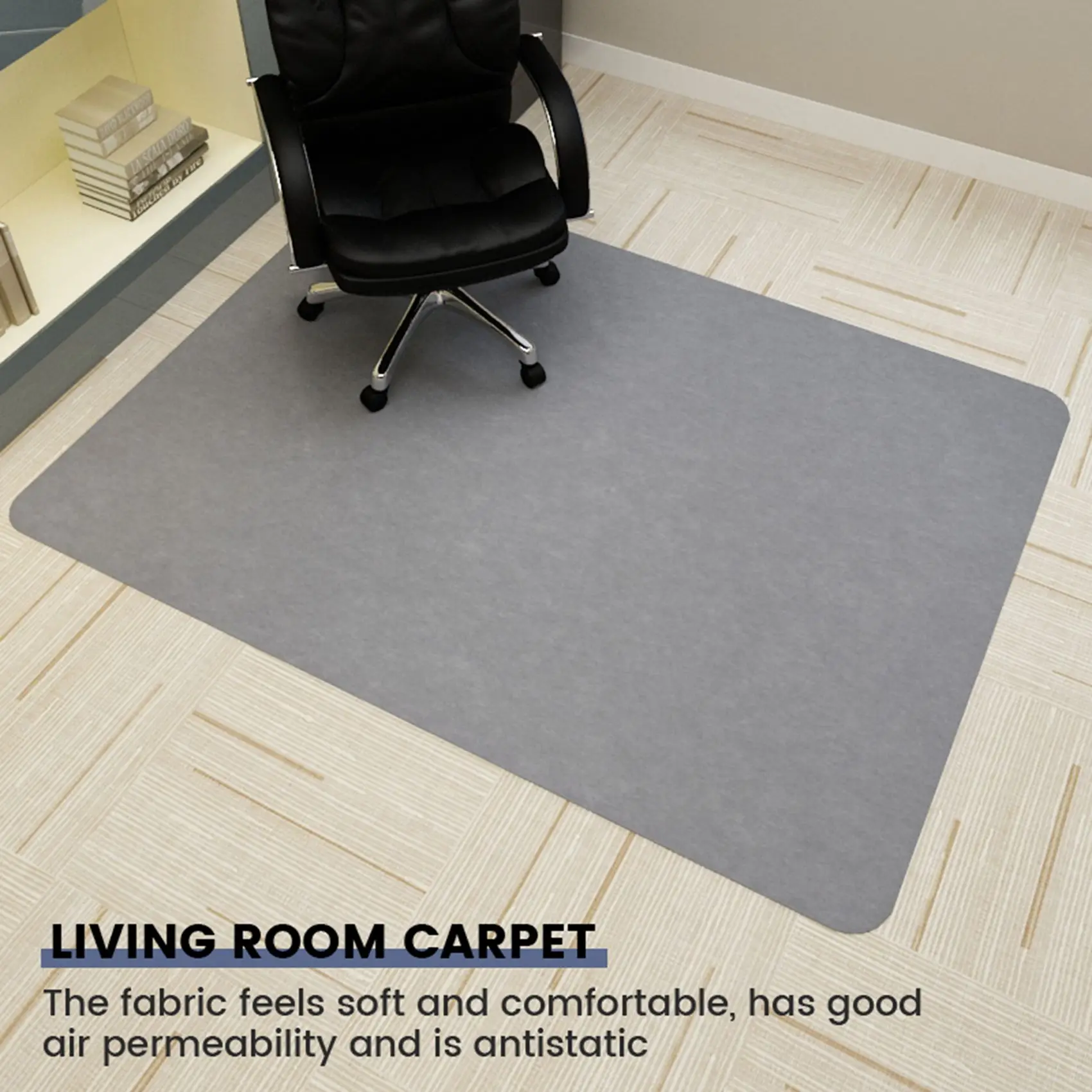 J1UL1N Rectangular Velvet Floor Mat, Non-Slip Material, Very Suitable For Use As A Carpet In The Living Room Or Bedroom