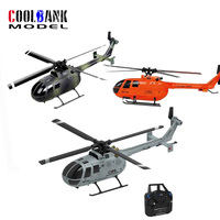 RC ERA C186 BO105 Plane Model Fixed Height 6-axis Gyro Single Propeller RC Helicopter 2.4Ghz 6G Mode Remote Control Toys Gifts
