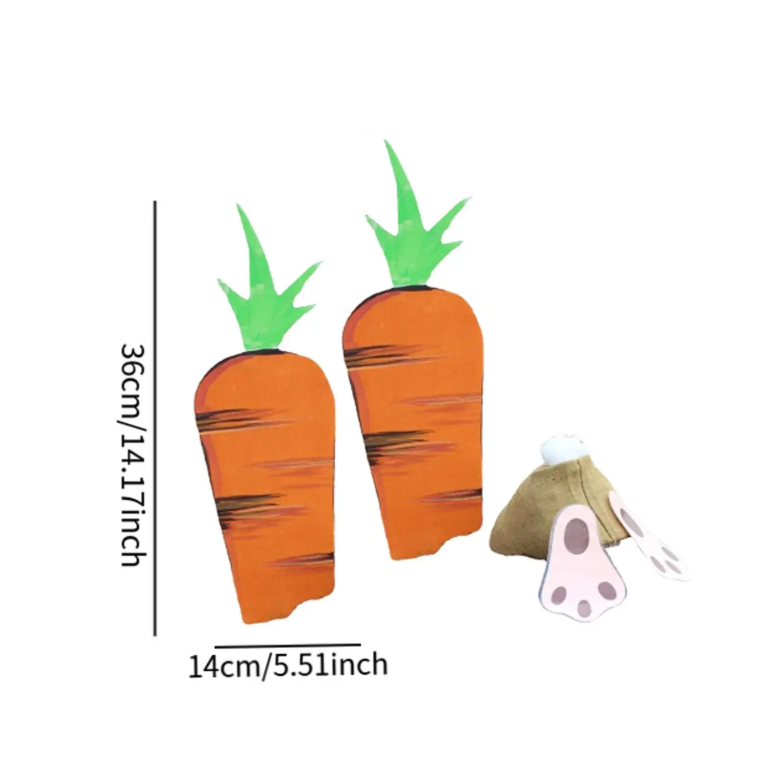 Easter Yard Decor Featuring Bunny And Carrot Figures for Festive Celebrations