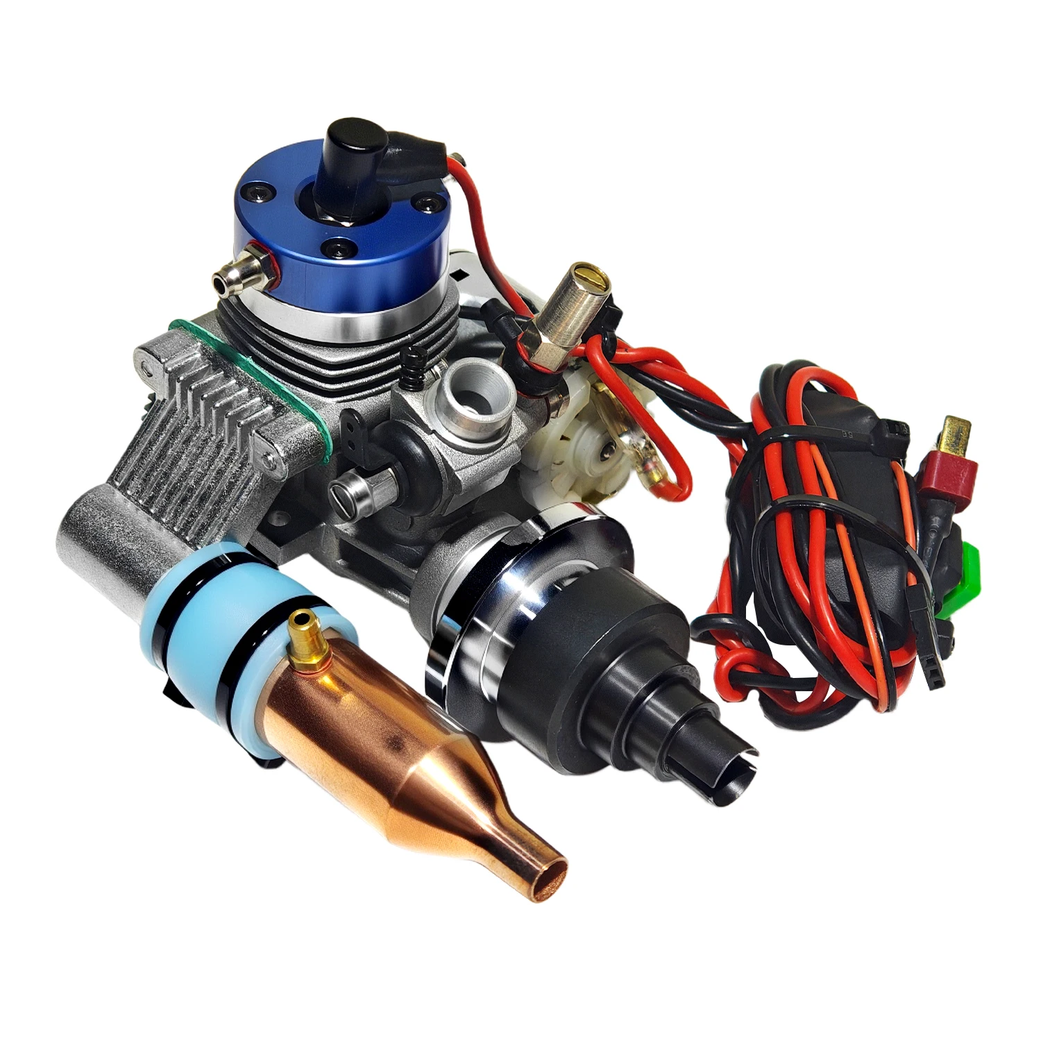 Water Cooled Methanol Engine Model Two-stroke Metal  Start for Vehicle and Ship Model Assembly Kit