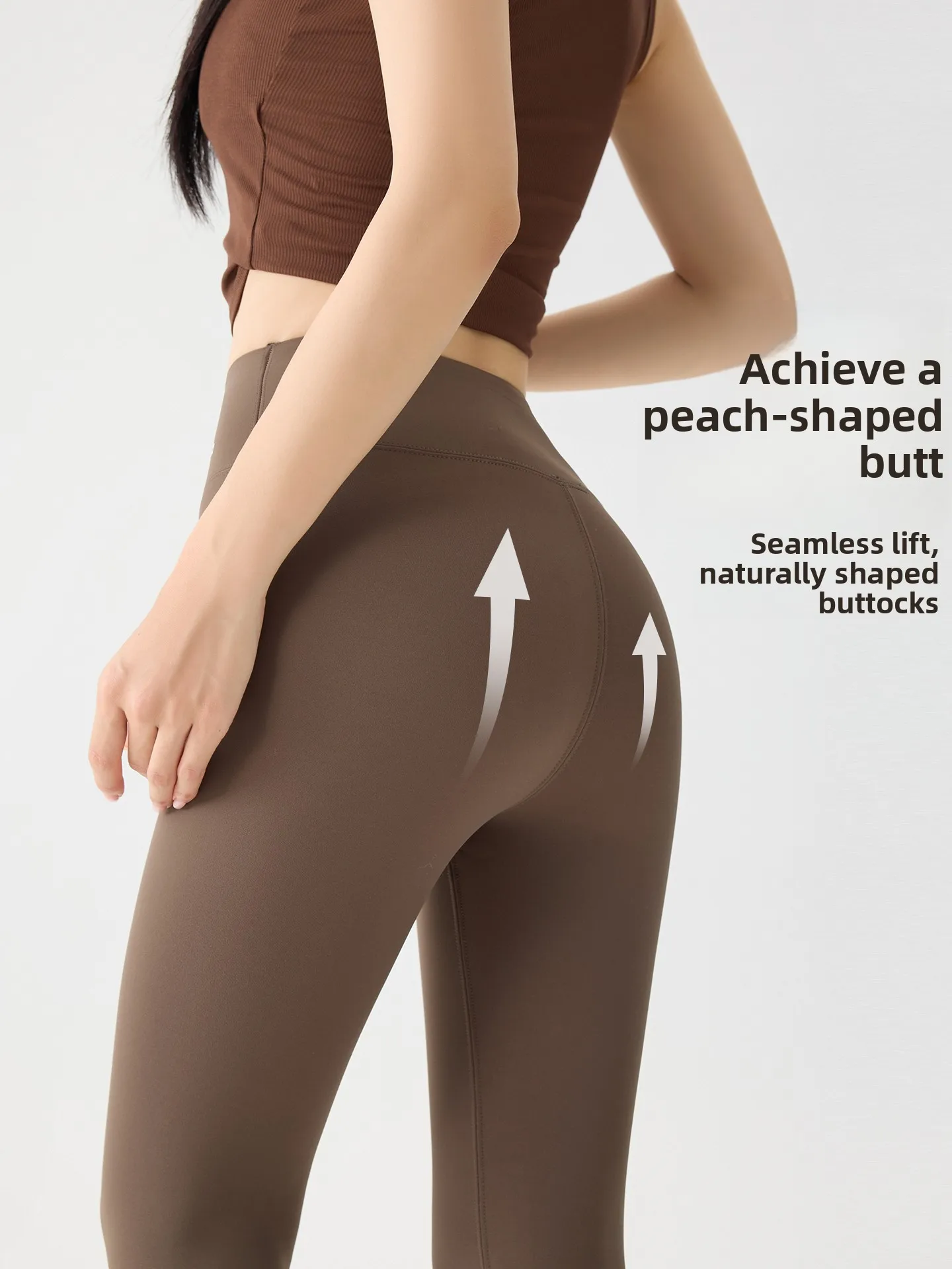 Women's High-Waist Fce Lined Yoga Fitn Pants Winter Base Layer Tummy Control ark Bite Pants Casual Long Trousers