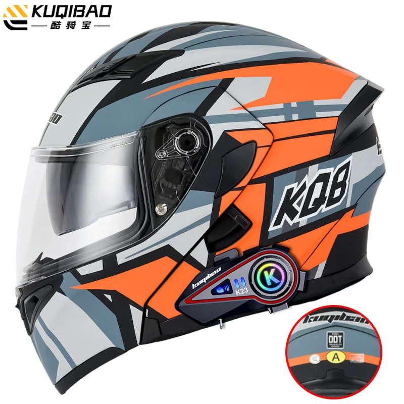 

Электрический мотоцикл Kuqibao: Персонализированный Bluetooth-шлем для электроскутеров, сохраняющий тепло в любое время года и зимой (Capacete)