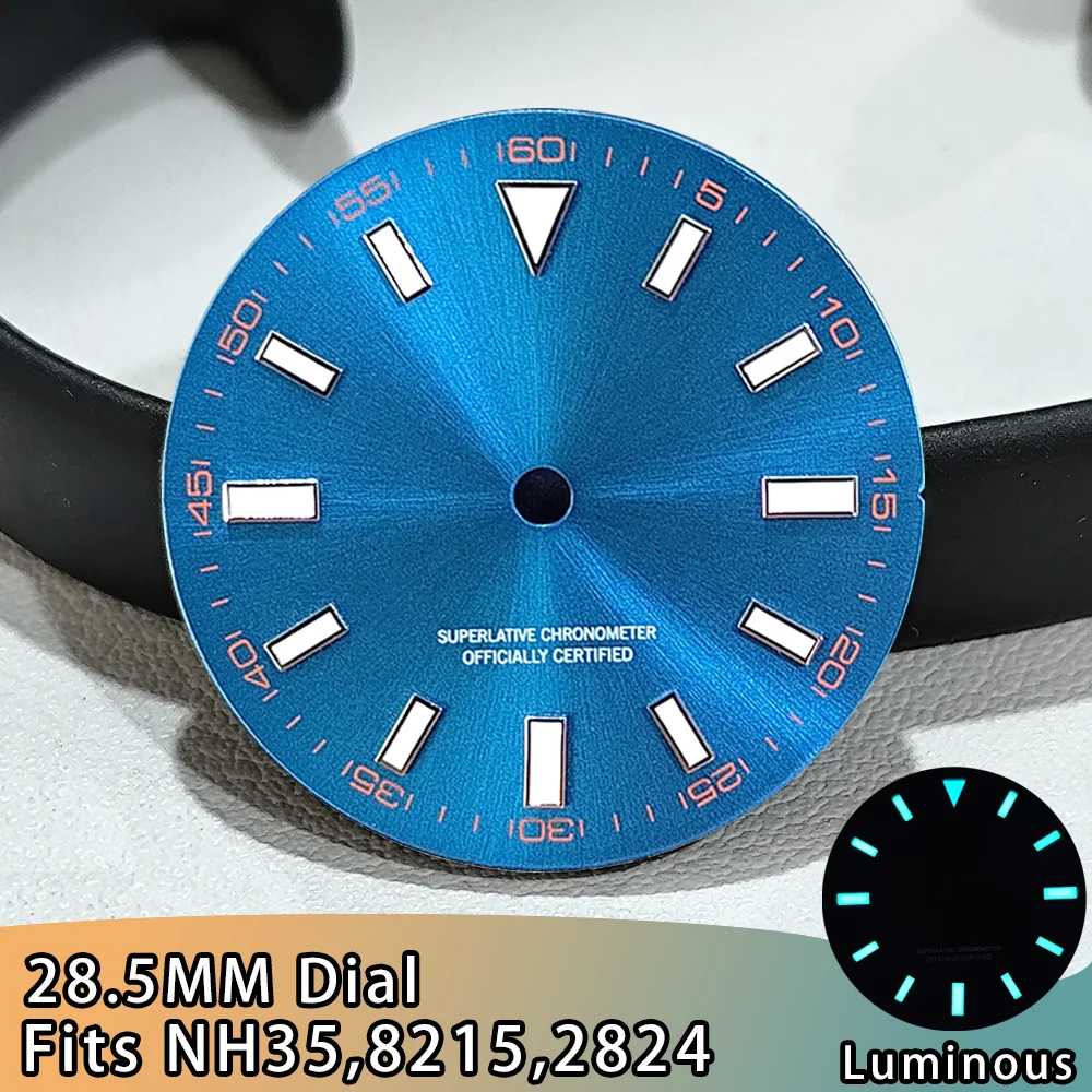 

NH35 Watch Dial High Quality 28.5mm NH35 Dial For NH35 Movement Men's Watch Accessories Fits NH35 8215 2824 Dial Accessories