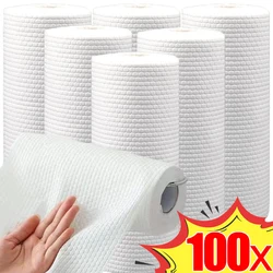 Disposable Rags Reusable Cleaning Cloths Household Kitchen Non-woven Dishcloths Wash Paper Towels Non-stick Oil Wipes Towels