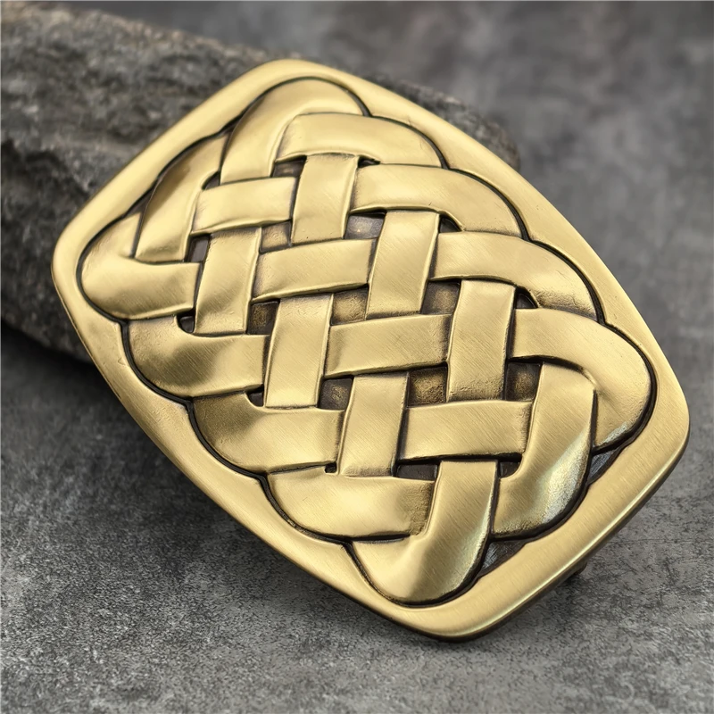 

40MM Width Vintage Solid Brass Belt Buckles For Men Retro Metal Buckle For Straps Leather Craft Buckle For Men Belt BK0031