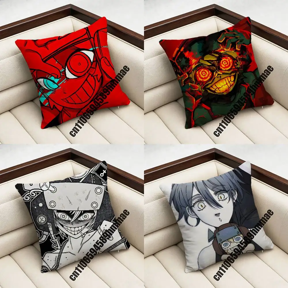 

For P-Psychopomp Vena Pompy Throw Pillow Case Sham 45x45cm 40x40cm Square Car Pillowcase Pad Cushion Cover