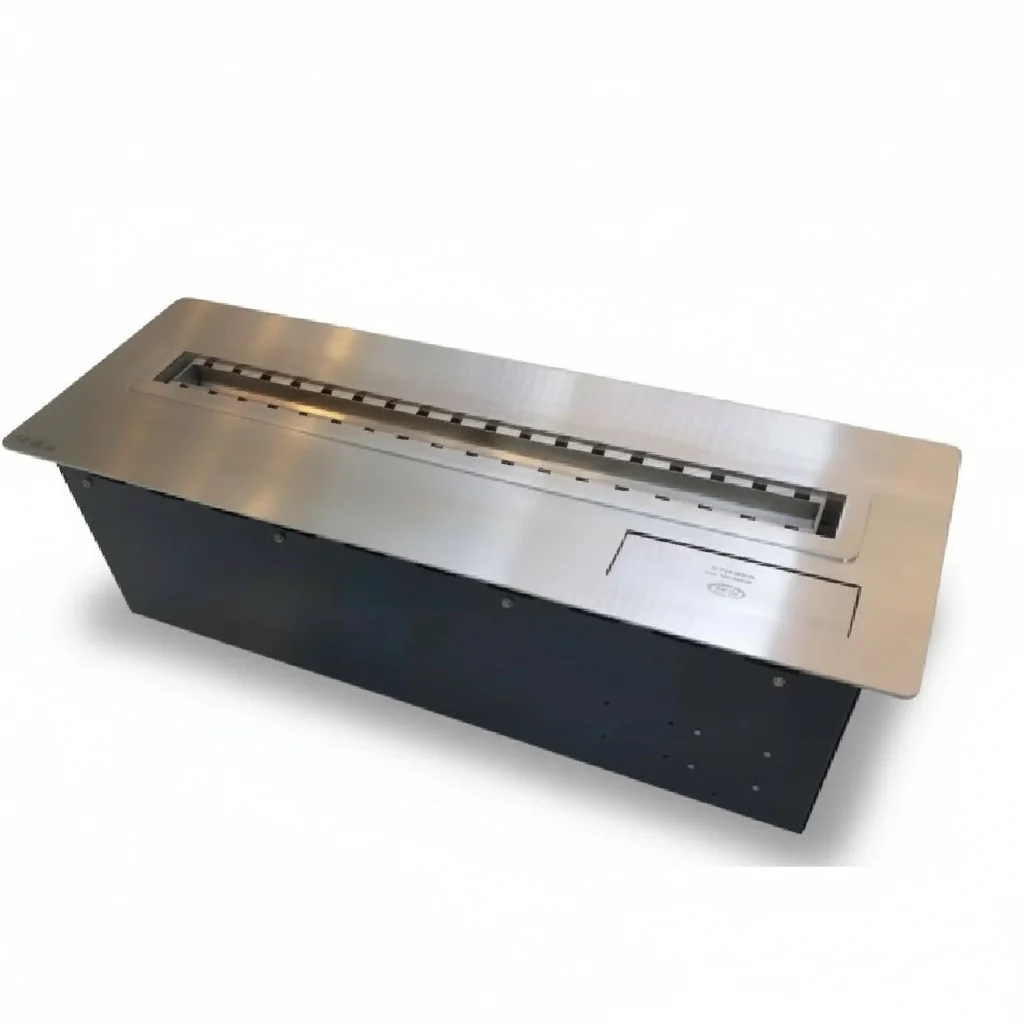 

Modern Electric Fireplace, Steel Automatic Bio Ethanol Fireplace, Remote Control Alcohol Fireplace, Indoor Decorative Fireplace