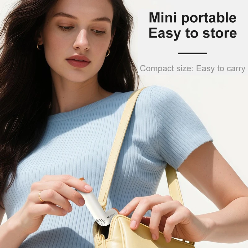 مروحة فائقة السرعة بحجم يدويًا مع رياح قوية للغاية - نموذج مدفع الرياح المدمج لسطح المكتب بدون فرش.