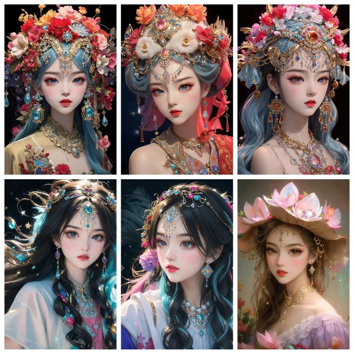

500/1000 Pieces Jigsaw Puzzle Ancient Beautiful Flowers Jigsaw Puzzle Educational Toy for Kids Children 's Games Christmas Gift