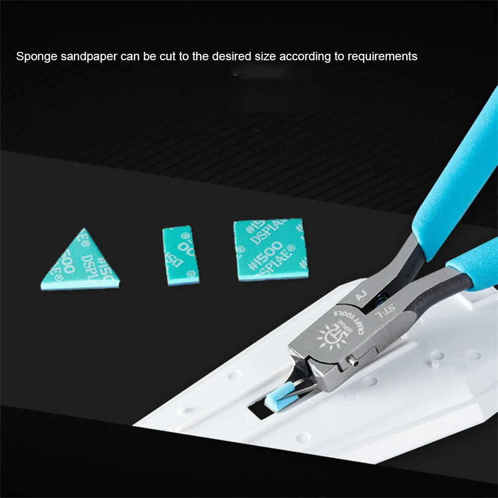 DSPIAE DSP-S01 DS3-S01 Sanding Sponge Set For GK Military Model Combo Arc Grinding Polishing Sandpaper Making Tool Sanding Paper