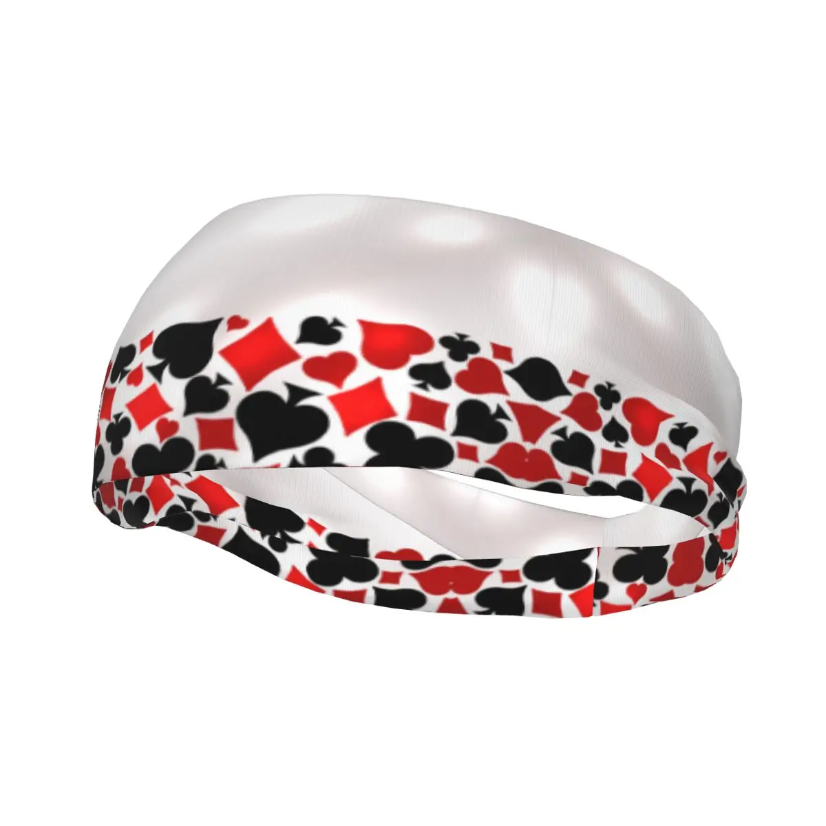 

Sports Sweatband Breathable Headband Sweat Hair Head Band Casino Poker Illustration Yoga Headband