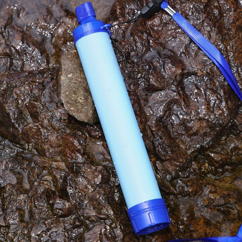 

Portable Straw Water Filter Camping Emergency Purifier Direct Drinking Hiking Filtration System Personal Outdoor Survival Gear
