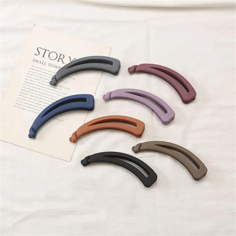 Matte Vintage Banana Clip for Curly Long Straight Short Hair Claw Women Hair Styling Ponytail Holder Hairpin Clamp Grip