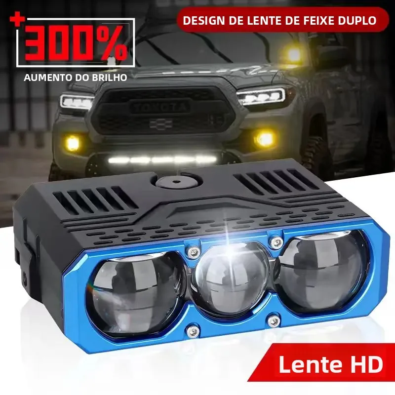 1-2pcs-triple-lens-led-spotlight-180w-19800lm-solenoid-beam-switching-headlight-universal-car-grille-lamp-motorbikefog-lamps-12v