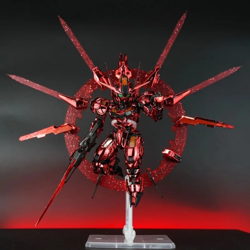 SUPA MGSD Gunpla - Kit de Modelo para Armar, Electrochapado en Rojo Chino, Figura de Acción con Efecto Halo, Piezas Coleccionables, Regalos