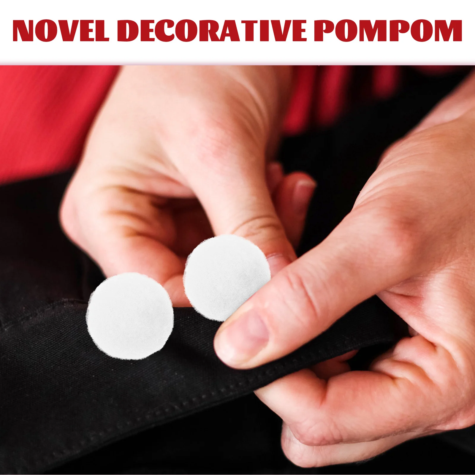 200 szt. Mini Pomponów do Rękodzieła Białe Kulki Kreatywne Projekty dla Dzieci DIY Dekoracje Szkolne Zajęcia Rękodzielnicze Miękkie Elastyczne