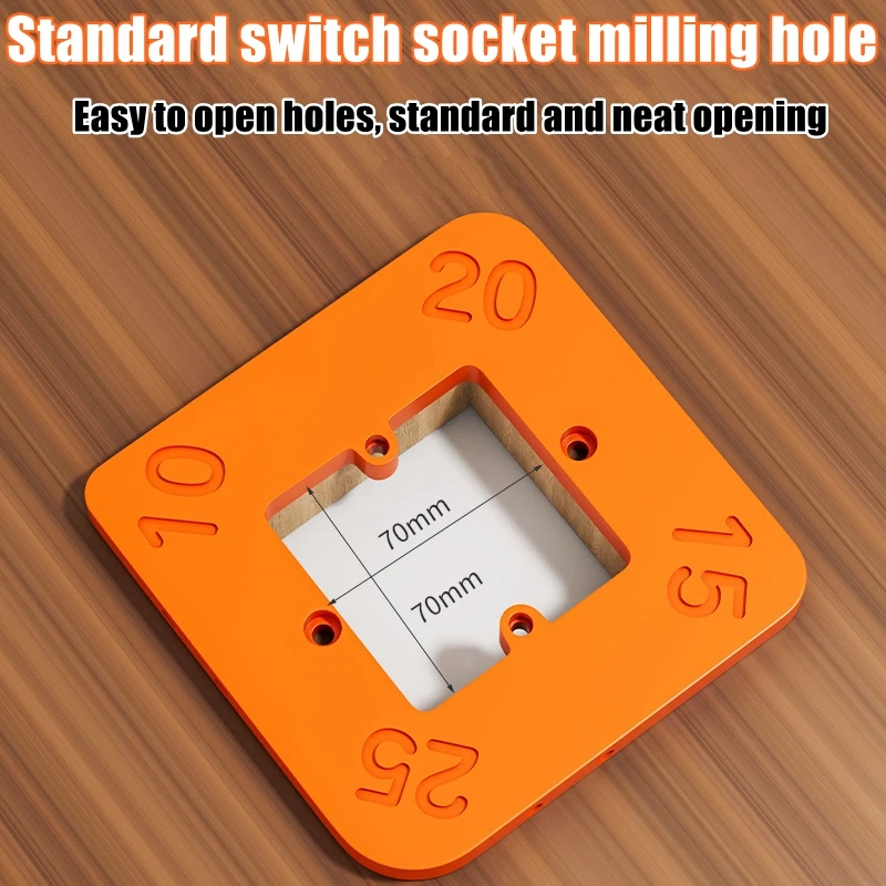 Houtbewerking Router Hoekradius Sjablonen Jig R10 Tot R50 Routing Gebogen Hoeken Frezen Circulaire Radiaal Hardheid Abs Tool