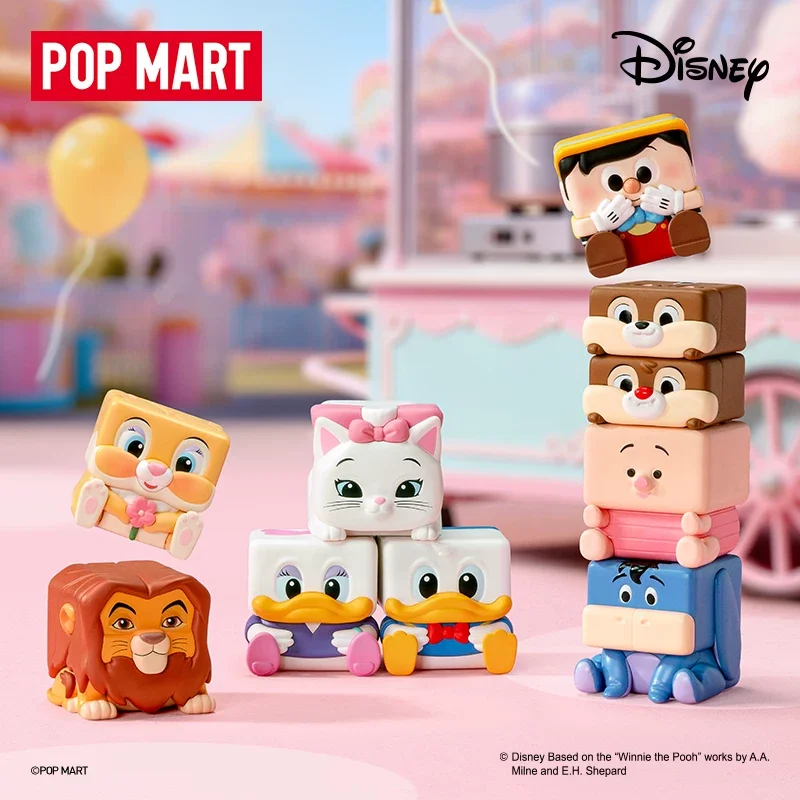 

В наличии, оригинальная слепая коробка POPMART Disney Classics POP CUBE-2, ручная загадочная коробка, детские игрушки, подарок на день рождения