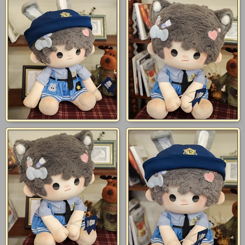 ตุ๊กตาผ้าฝ้าย Lang Huihui Bear Club Store ขนาด 40 ซม. - ตุ๊กตาชายท่าทางนั่ง ของแท้จาก Ichibansho ของสะสมลิขสิทธิ์