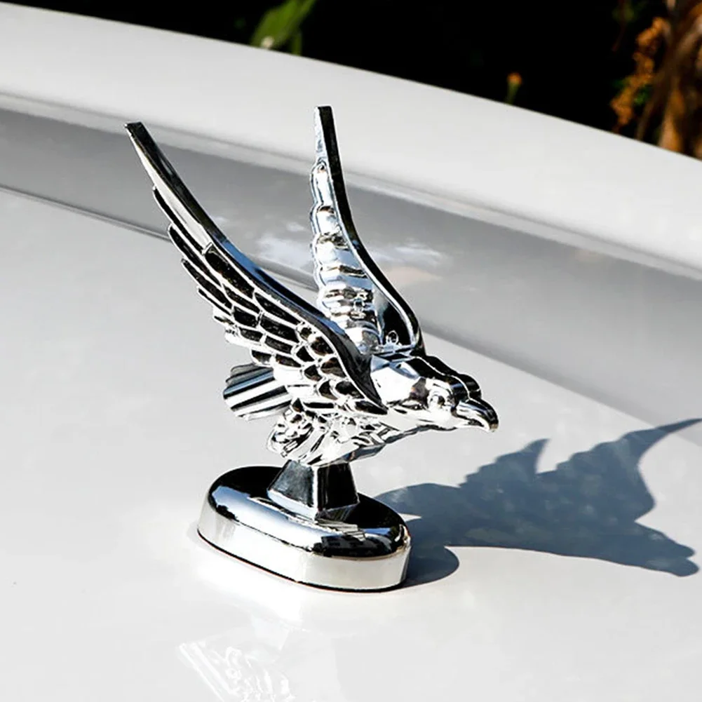 3D Flying Eagle Emblem Car Logo Front Hood Ornament Car Car Stickers Eagle Badge Stickers Badge Accessories Chrome Decorati G9V5