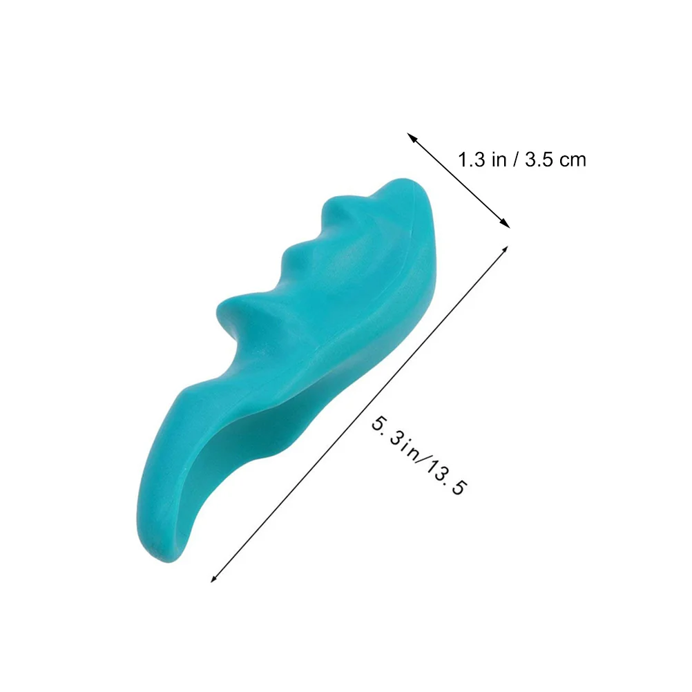 2 uds masajeador dedo circulación herramientas faciales de mano pies pulgar masaje pie