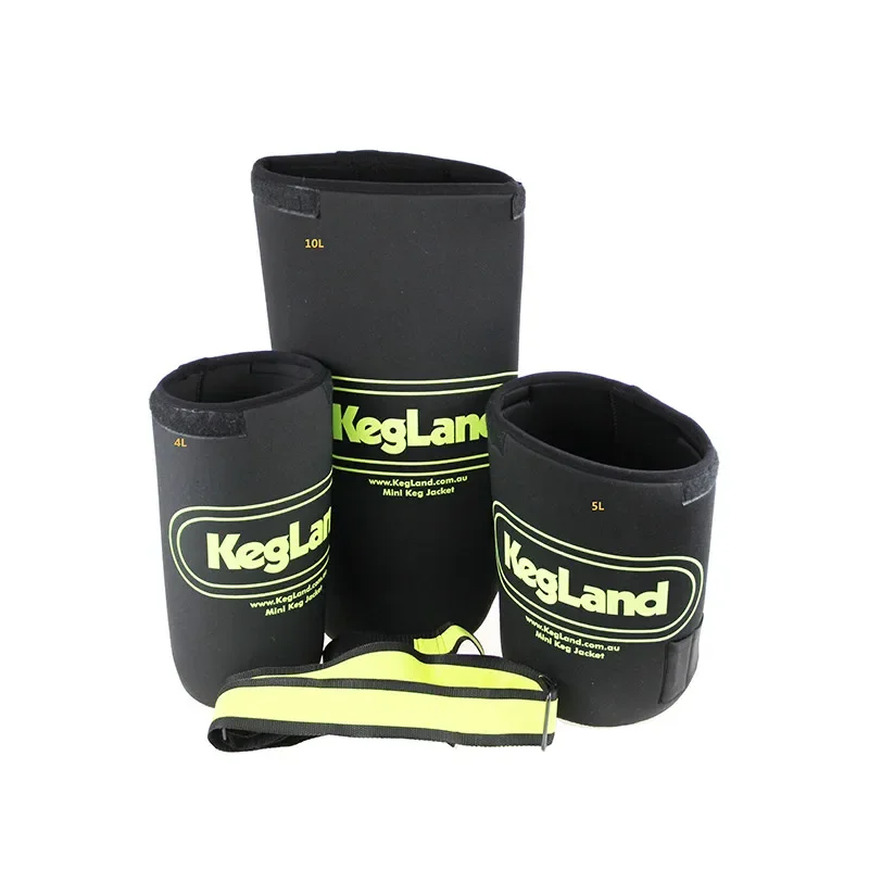 Kegland Neoprene Parka ,keg jacket, for 4L,5L,10L mini keg,keep beer cooler , home brew