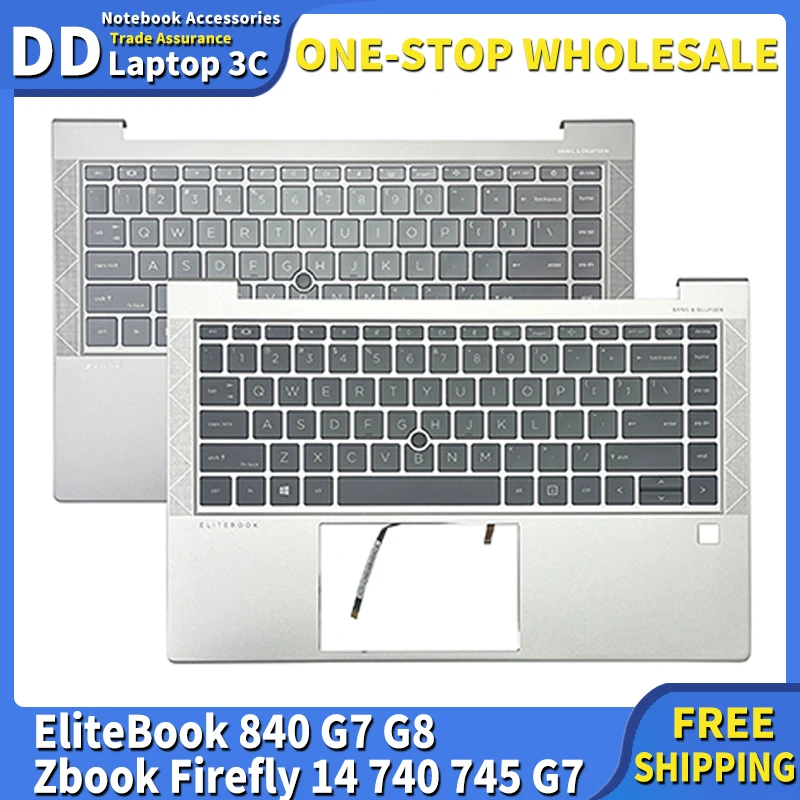 

US Laptop keyboard for HP EliteBook 840 745 845 G7 G8 Zbook Firefly 14 740 745 G7 M07090-001 M36312-001 palmrest upper cover