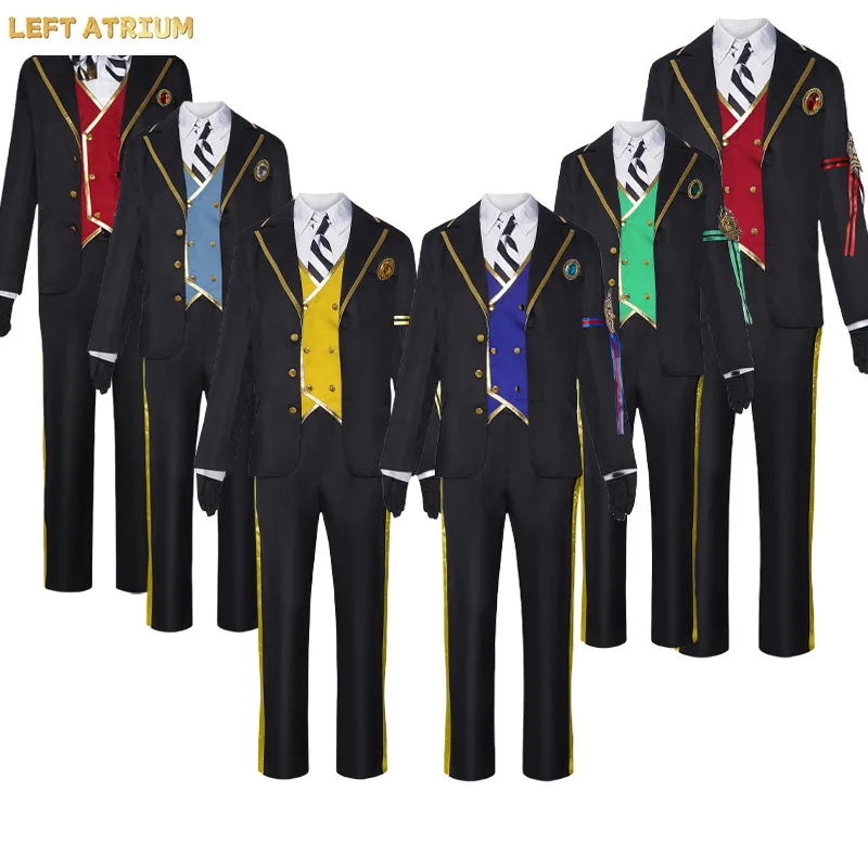 

Games Twisted Wonderland Cosplay Costume Men School Uniforms Vil Riddle Azul Lilia Cosplays Costumes Carnival Halloween Party